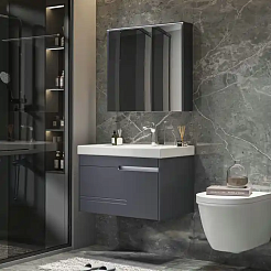 Cerutti Мебель для ванной Oglio 100 подвесная серая – фотография-3