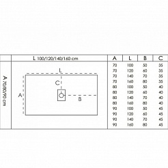 Good Door Поддон для душа Flow 160x70 графит – фотография-2