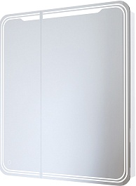 Mixline Зеркальный шкаф Виктория 70 R белый – фотография-1