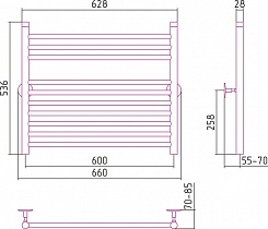 Стилье Полотенцесушитель Универсал-53 600х600 – фотография-2