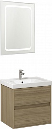 Водолей Мебель для ванной Грейс 60 подвесная кокоболо натуральный – фотография-1