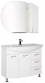 Aquanet Мебель для ванной "Моника 105" белый – фотография-8