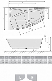 Alpen Акриловая ванна Evia 160x100 R – фотография-3