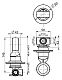 Webert Смеситель Opera OA880101985 графит, для душа – фотография-4