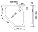 Alex Baitler Душевой поддон AB 10017V-1 – фотография-5