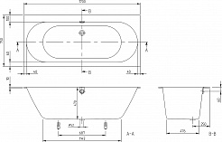 Villeroy & Boch Акриловая ванна Oberon 2.0 170x75 UBQ170OBR2DV-01 – фотография-2