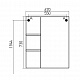 Mixline Зеркало-шкаф Милора 67 – фотография-5