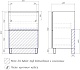 Vigo Тумба под раковину Otti 600-0-2 белая – картинка-22