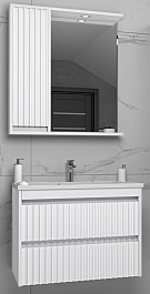 Brevita Мебель для ванной Balaton 90 L белая – фотография-1