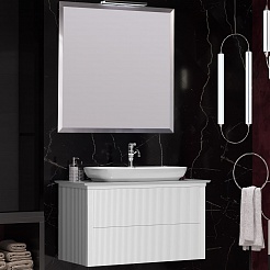 Opadiris Мебель для ванной Рубинно 90 Nova подвесная белая – фотография-1