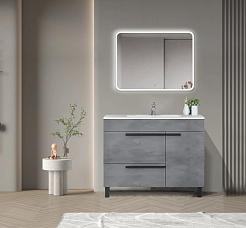 Parly Мебель для ванной Gill 100 цементно-серый – фотография-2