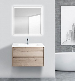 BelBagno Тумба с раковиной KRAFT 800 Rovere Galifax Bianco – фотография-3