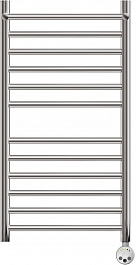 Point Полотенцесушитель электрический П11 400x800 PN10148SPE с полкой хром – фотография-2
