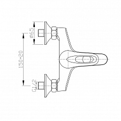 Raiber Смеситель для ванны R0081 – фотография-3