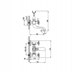 Iddis Смеситель для ванны RISE RISSB02i02 – фотография-2