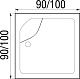 Wemor Душевой поддон 90/41 S – картинка-6