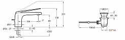 Jacob Delafon Смеситель Avid E97345-ND-CP – фотография-2