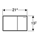 Geberit Кнопка смыва Sigma 60 115.640.SQ.1 умбра – фотография-5