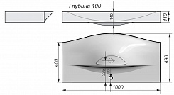 Velvex Мебель для ванной Line 100 – фотография-11