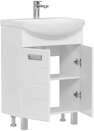 Volna Мебель для ванной Joli 60.2D R белая – фотография-4