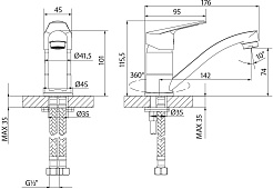 Lemark Смеситель для раковины Partner LM6507C хром – фотография-2