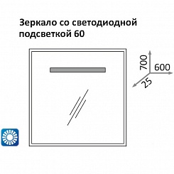 Какса-а Зеркало Пикколо 60 – фотография-2