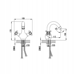 Iddis Смеситель для раковины Sam SAMSB00i01 – фотография-7