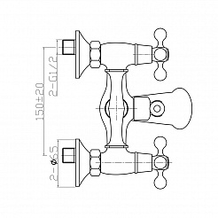 Raiber Смеситель для ванны R0090 – фотография-2