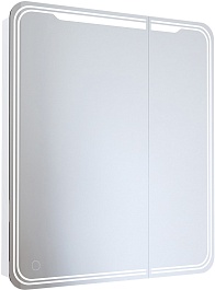Mixline Зеркальный шкаф Виктория 70 L белый – фотография-1