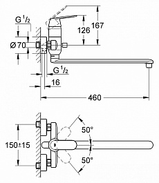 Grohe Смеситель "Eurosmart Cosmopolitan 32847000" – фотография-2