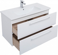 Dreja Мебель для ванны GIO 100 белый глянец – фотография-2