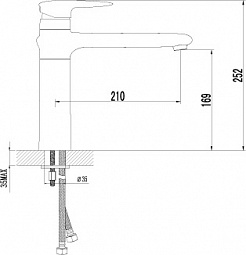 Lemark Смеситель "Status LM4404C" для кухонной мойки – фотография-2