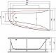 Vayer Акриловая ванна Boomerang 160x90 R – фотография-8