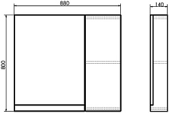 Comforty Мебель для ванной Бонн 90 подвесная дуб дымчатый/графит – фотография-16