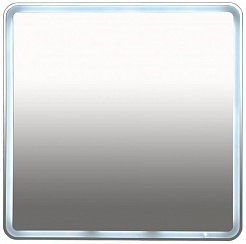 Misty Зеркало Неон 3 LED 80x80 клавишный выключатель – фотография-1