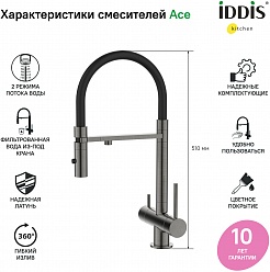 Iddis Смеситель для кухни Ace ACEGMFFi05 – фотография-5