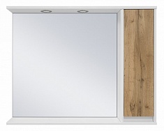 Misty Зеркало-шкаф для ванной Адриана 90 R