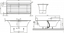 Villeroy & Boch Акриловая ванна Squaro Edge 12 180x80 UBQ180SQE7DV-01 – фотография-4