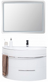 De Aqua Мебель для ванной Эскалада 100 R, зеркало Смарт – фотография-1