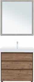 Aquanet Мебель для ванной Nova Lite 85 дуб рустикальный – фотография-1