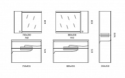  Тумба под раковину Nota белая 90 – фотография-3