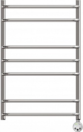 Point Полотенцесушитель электрический П7 500x800 PN09158E хром – фотография-2