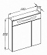 Opadiris Зеркало-шкаф для ванной Октава 60 – картинка-10