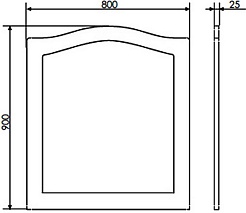 Comforty Мебель для ванной Монако 80 2 белая – фотография-18