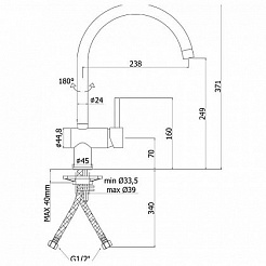 Paffoni Смеситель для кухни Light LIG280NO – фотография-2