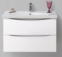 BelBagno Тумба с раковиной FLY 700 Bianco Opaco – фотография-1