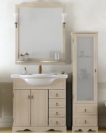 Opadiris Мебель для ванной Клио 80 белёный бук	 – фотография-1