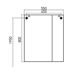 Mixline Мебель для ванной Вальс 60 L – фотография-4