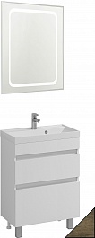 Водолей Мебель для ванной Best 60 дуб крымский коричневый – фотография-1