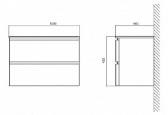 BelBagno Тумба с раковиной ENERGIA BB600FCC Tortora Lucido – фотография-3